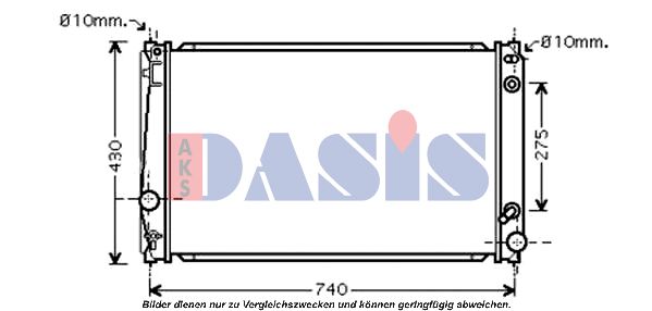 AKS DASIS Radiators, Motora dzesēšanas sistēma 210164N